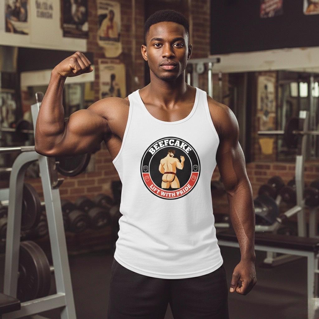 Muscle Daddy Tank Top – Lift with Pride LGBTQ Gym Wear