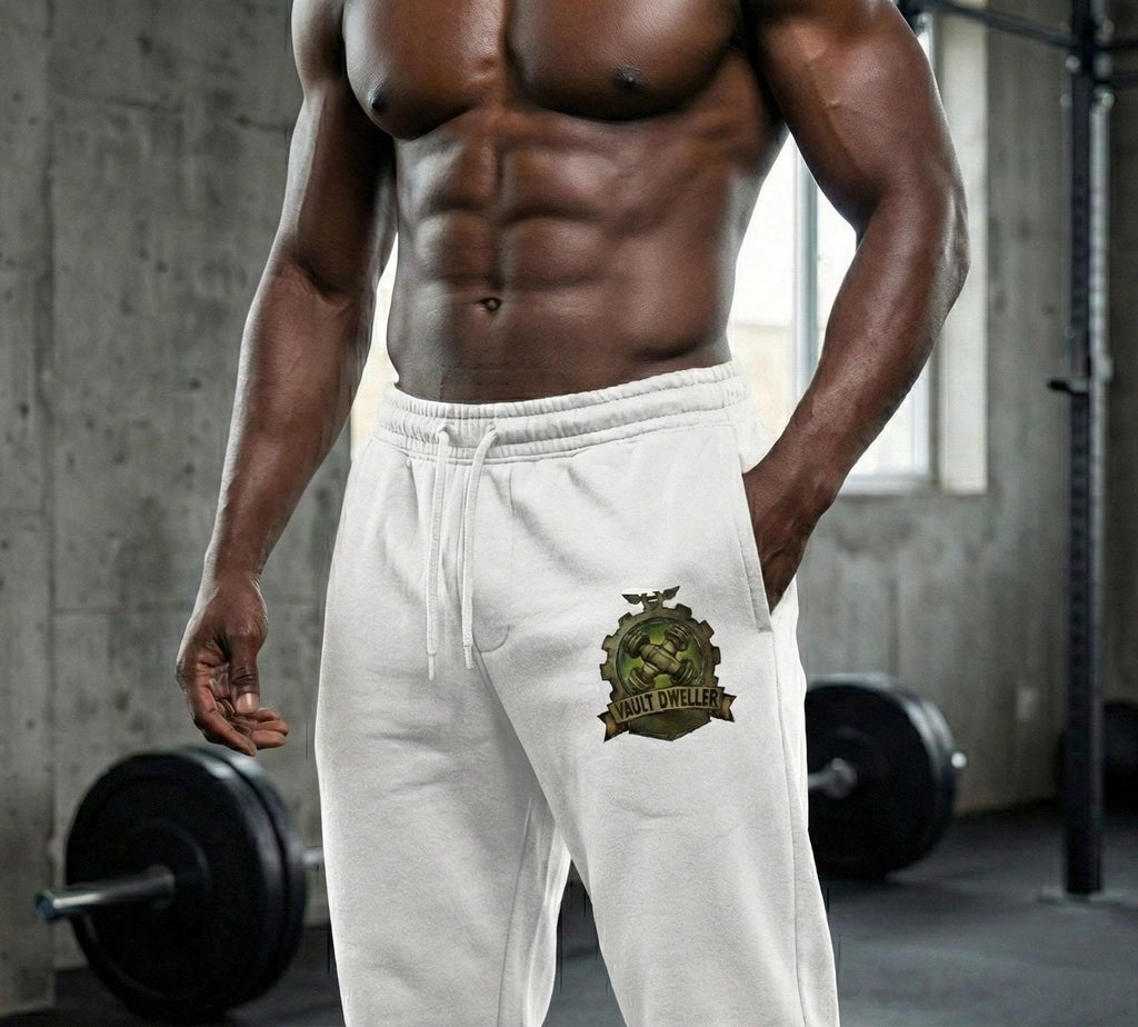 Vault Dweller Fleece Sweatpants | Post-Apocalyptic Fitness Loungewear