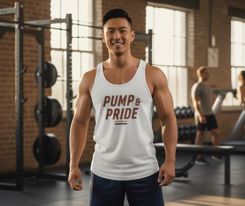 Pump & Grind Retro Athletic Gym Tank
