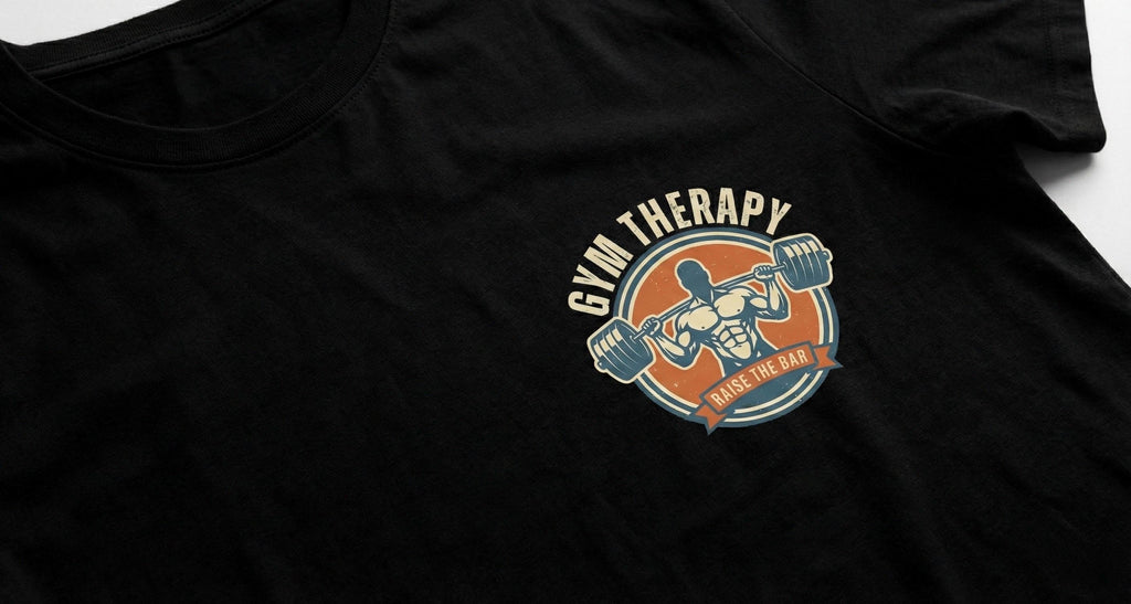 Vintage Gym Therapy T-Shirt | Old School Bodybuilding, Powerlifting