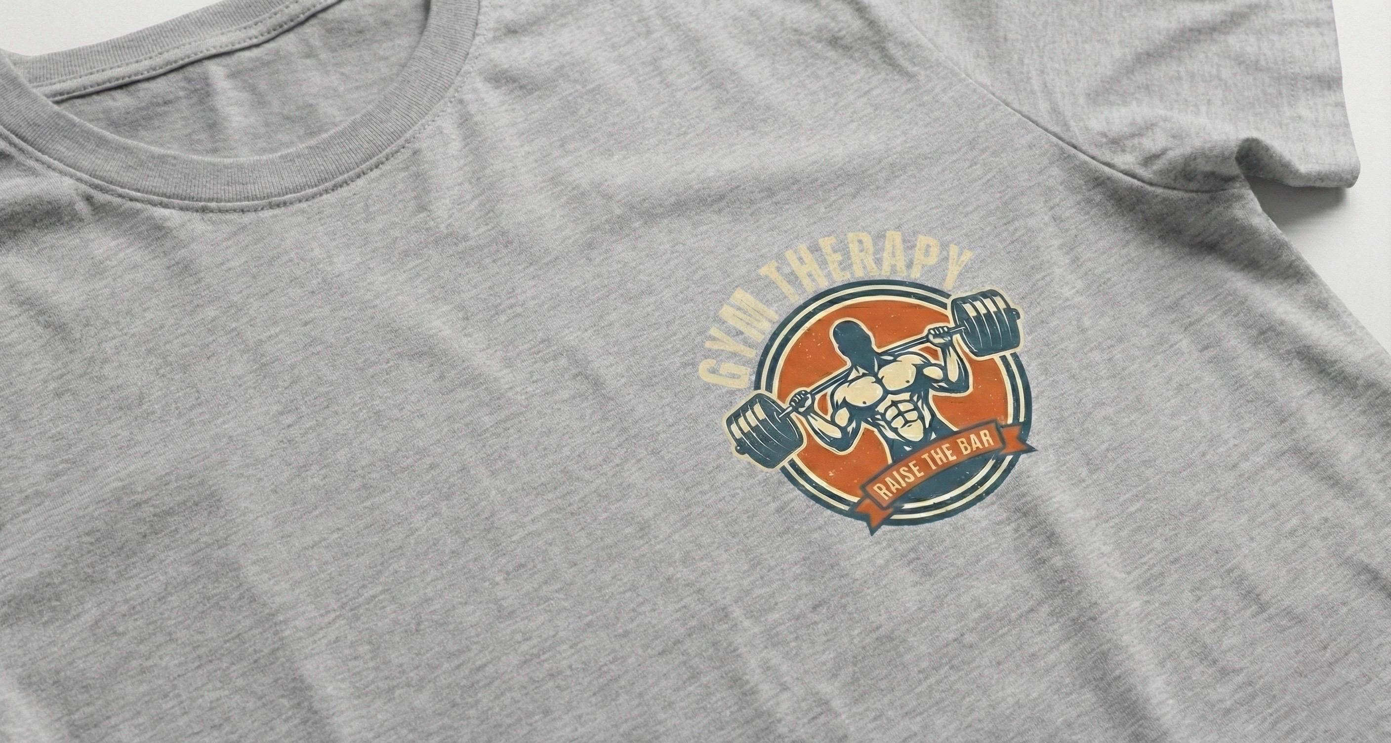 Vintage Gym Therapy T-Shirt | Old School Bodybuilding, Powerlifting