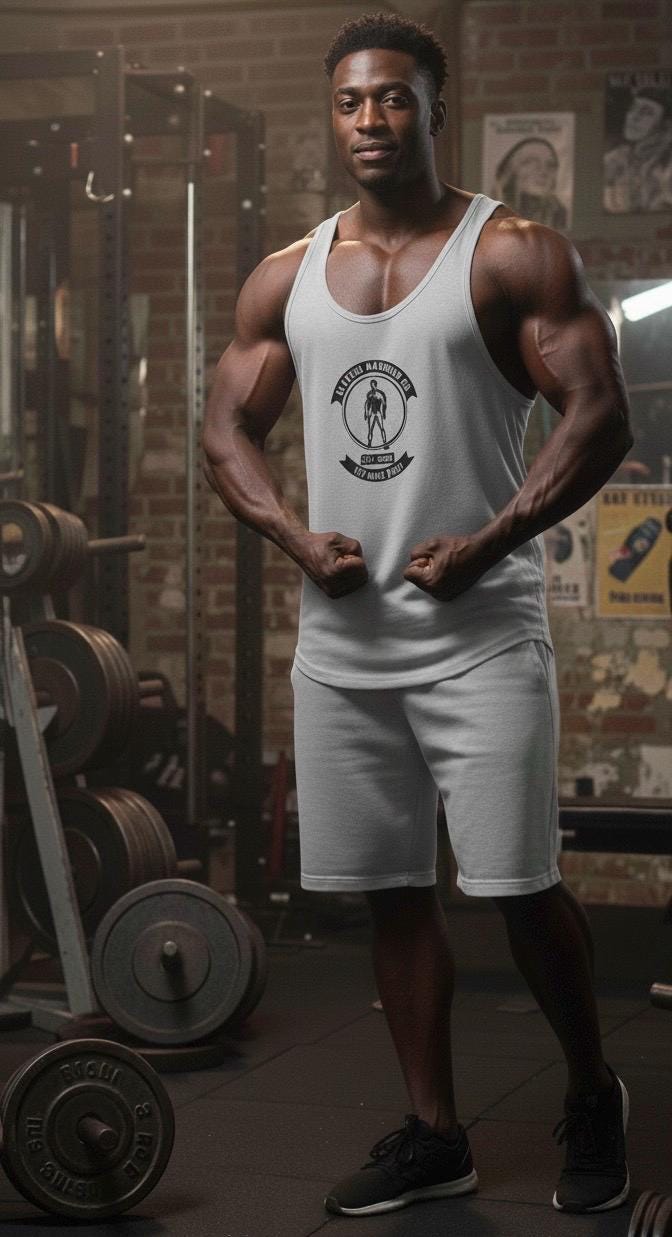 Vintage Bodybuilding Tank Top - Gluteus Maximus Co. Gym Shirt - Lift With Pride Fitness Apparel