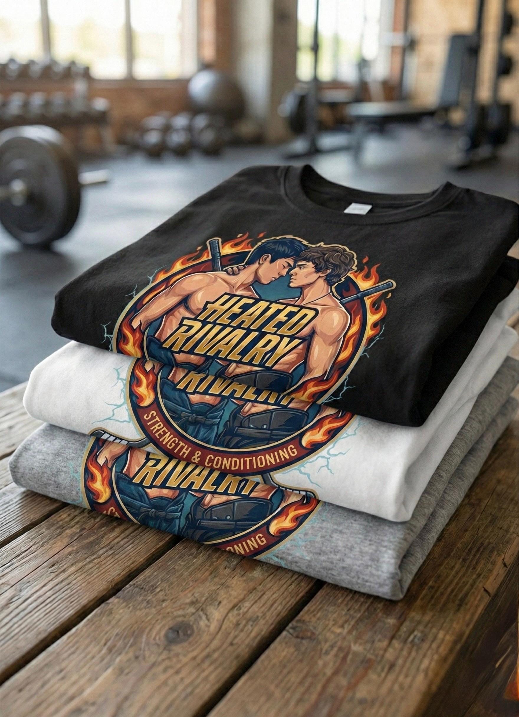 Heated Rivalry Hockey T-Shirt | LGBTQ+ Gym & Romance