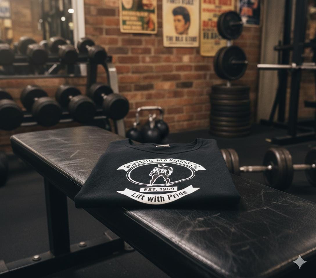 Vintage Bodybuilding Tank Top - Gluteus Maximus Co. Gym Shirt - Lift With Pride Fitness Apparel