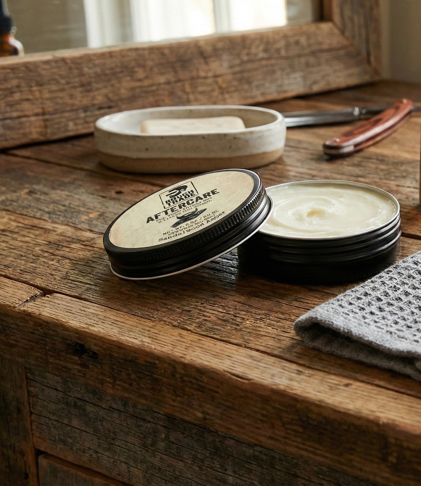 Aftercare Leave-In Beard Conditioner | Keratin & Matcha Butter | Deep Repair Balm by Rough Trade