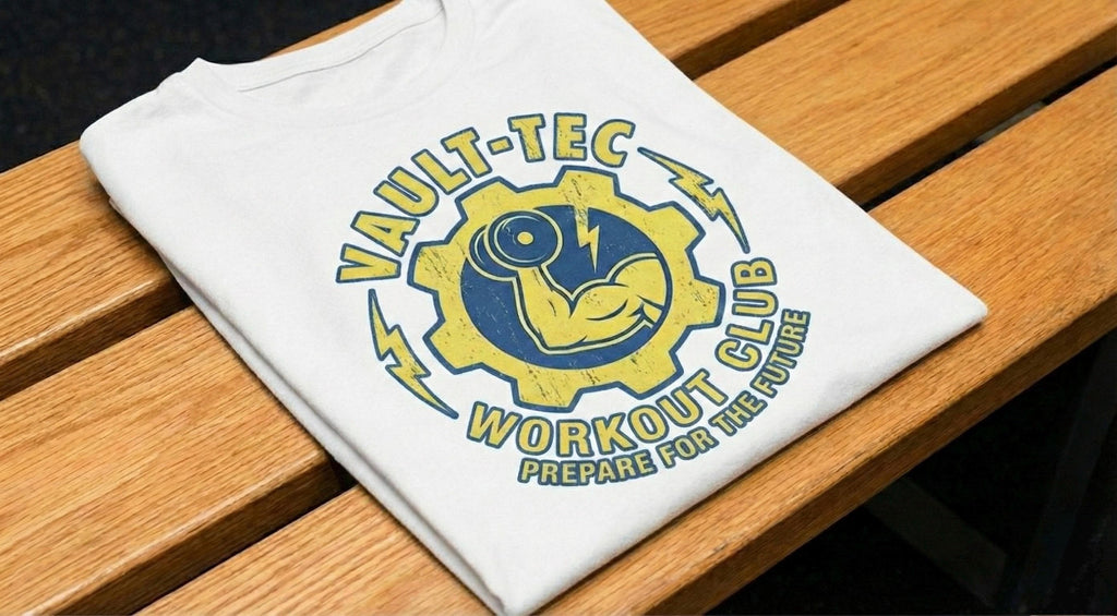 Vault-Tec Workout Club T-Shirt | Fallout Gamer Gym Tee