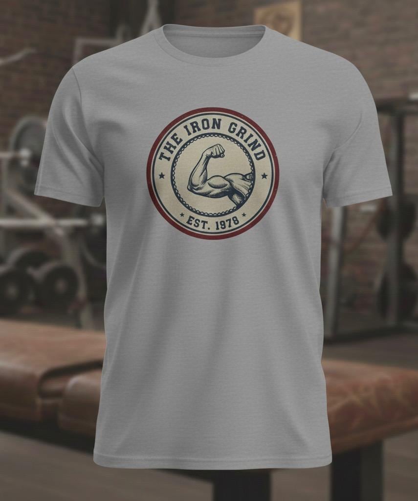 Iron Grind Vintage Gym Tank Top Est. 1978 Retro Bodybuilding Shirt