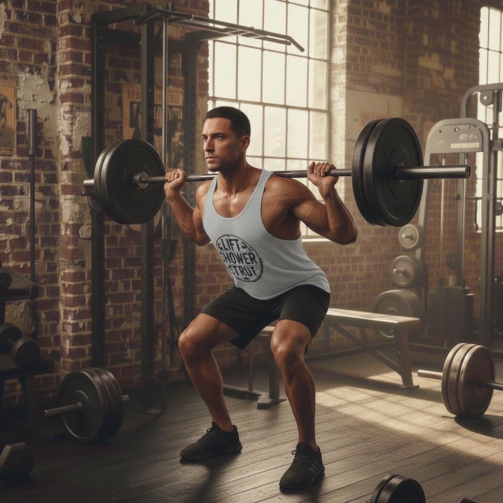 Lift Shower Strut Tank Top | Men's Gym Workout Apparel