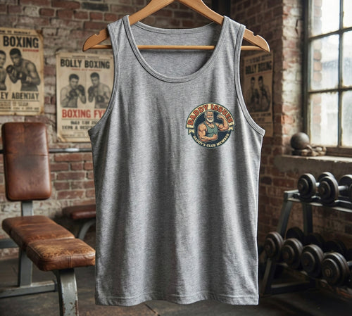 Daddy Issues "Club Member" Tank Top | Retro Muscle Daddy Gym Shirt | Funny Gay Pride Apparel | Vintage Style Workout Tank