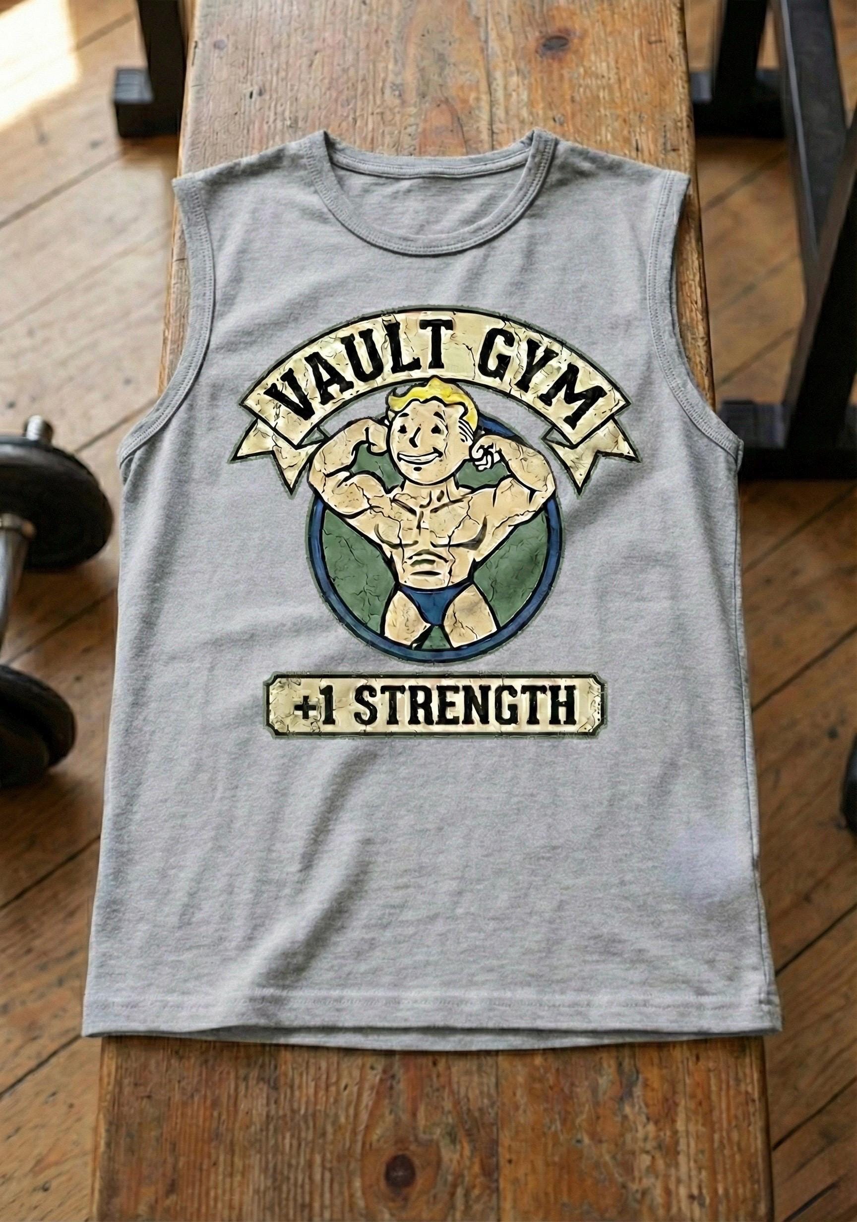 Vault Gym Sleeveless Tee | Fallout Gamer Workout Tank