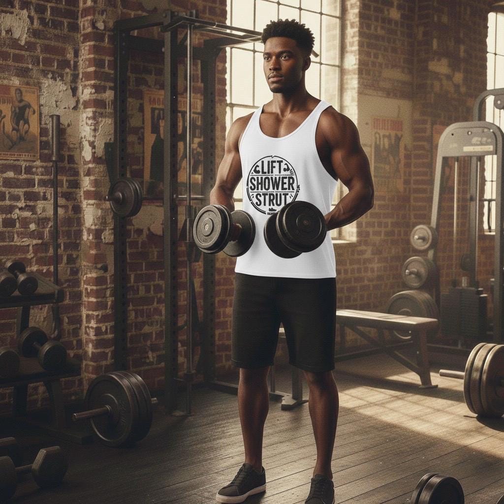 Lift Shower Strut Tank Top | Men's Gym Workout Apparel