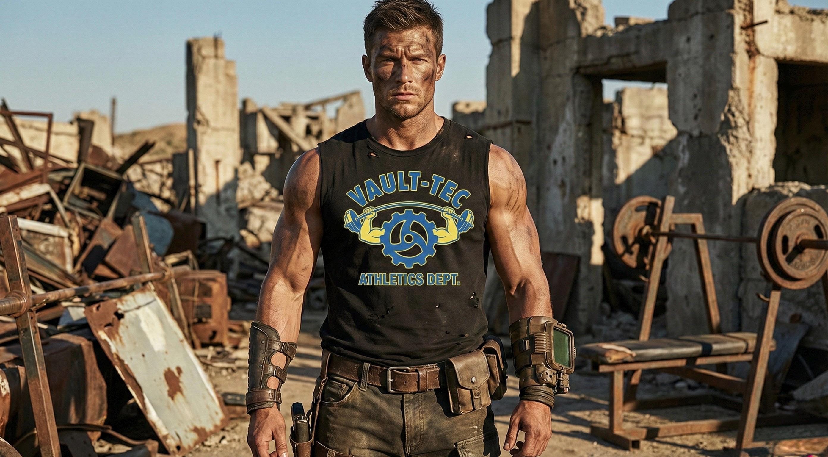 Vault-Tec Athletics Tank Top | Fallout Gym Shirt, Gamer Gift