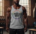 Daddy's Boy Pride Muscle Tank - Retro Gym, LGBTQ+ Weightlifting