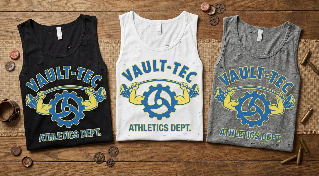 Vault-Tec Athletics Tank Top | Fallout Gym Shirt, Gamer Gift